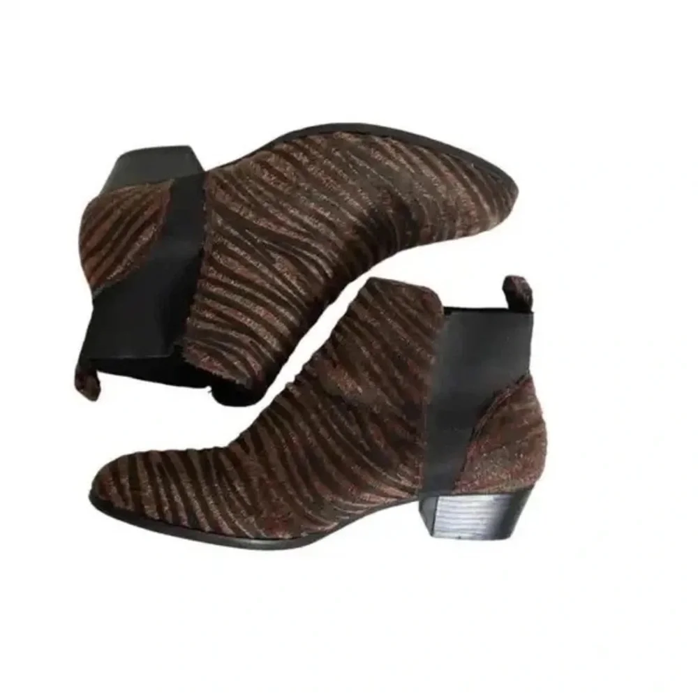 Cato | Tiger Stripe Fur Ankle Bootie Various Sizes Available